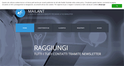 Desktop Screenshot of mailant.it